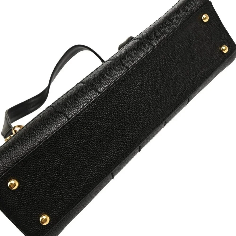 Chanel Black Calfskin Wild Stitch Choco Bar Chain Handbag 195112 - Picture 6 of 11